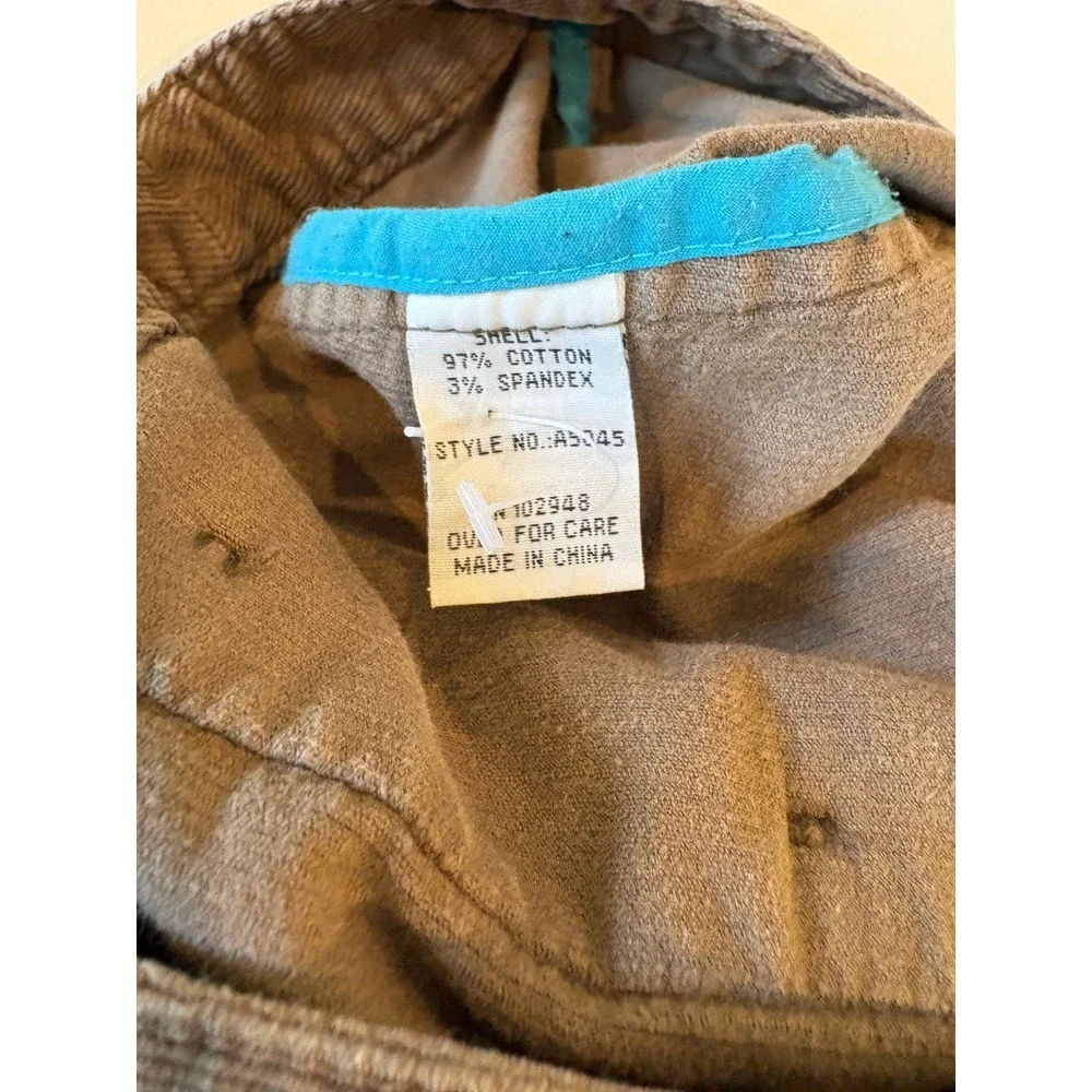 Anthropologie Moth Brown Corduroy Pencil Skirt‎ Womens Medium Button Front Midi